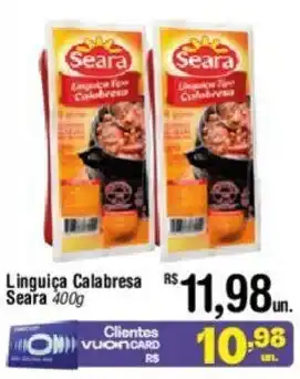 Fort Atacadista Linguiça Calabresa Seara 400g oferta