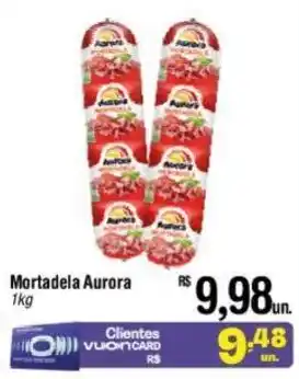 Fort Atacadista Mortadela Aurora 1kg oferta