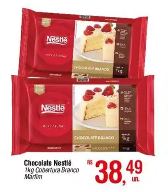 Fort Atacadista Chocolate Nestlé 1kg Cobertura Branco Marfim oferta