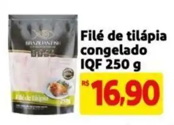 Extra Supermercado Filé de tilápia congelado IQF 250 g oferta