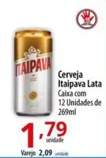Akki Atacadista Cerveja Itaipava Lata Caixa com 12 Unidades de 269ml oferta