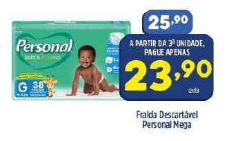 Arena Atacado Fralda Descartavel Personal Mega oferta