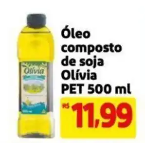 Extra Supermercado Óleo composto de soja Olívia PET 500 ml oferta