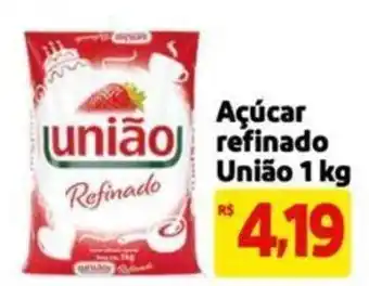 Extra Supermercado Açúcar Refinado União 1 kg oferta