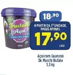 Arena Atacado Acai com Guarana De Marchi Bufalo 1.3kg oferta