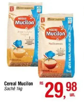 Fort Atacadista Cereal Mucilon Sachê 1kg oferta