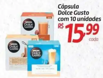 Cápsula Dolce Gusto com 10 unidades