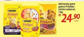 Comper Alimento para gatos Friskies vários sabores 1 kg oferta