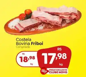Novo Atacarejo Costela Bovina Friboi Congelada oferta