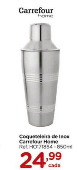Carrefour Coqueteleira de Inox Carrefour Home 850ml oferta