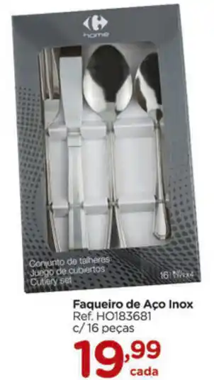 Carrefour Facqueiro de Aco Inox oferta