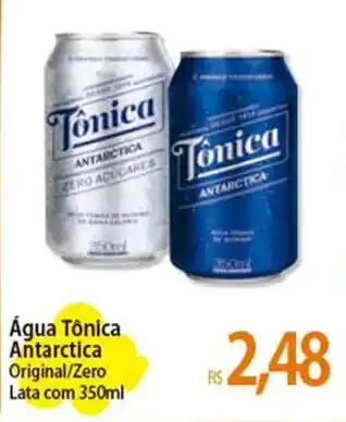 Atacadão Água Tônica Antarctica Original/Zero Lata com 350ml oferta