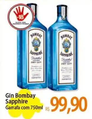 Gin Bombay Sapphire Garrafa com 750ml
