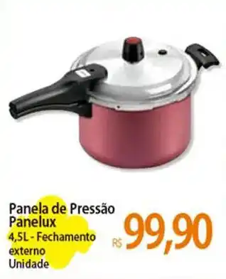 Atacadão Panela de Pressão Panelux 4,5L-Fechamento oferta