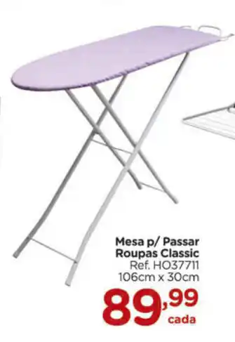 Carrefour Mesa p/ Passar Roupas Classic 106cmx30cm oferta