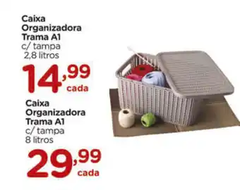 Carrefour Caixa Organizadora Trama A1 2.8L oferta
