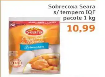 Sonda Sobrecoxa Seara S Tempero Iqf Pacote 1kg oferta