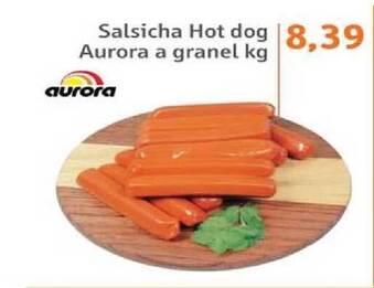 Sonda Salsicha Hot Dog Aurora A Granel 1kg oferta