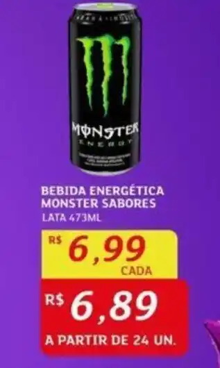 Assaí Atacadista BEBIDA ENERGÉTICA MONSTER SABORES LATA 473ML oferta