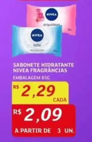 Assaí Atacadista SABONETE HIDRATANTE NIVEA FRAGRANCIAS EMBALAGEM 85G oferta
