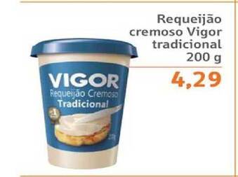 Sonda Requeijão Cremoso Vigor Tradicional 200g oferta