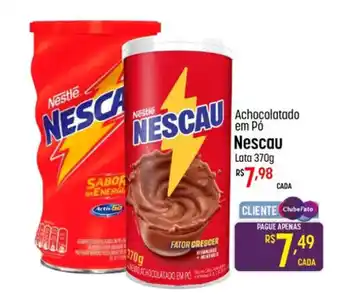 Muffato Achocolatado em Pó Nescau Lata 370g oferta