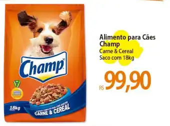 Atacadão Alimento para Cães Champ Carne & Cereal Saco com 18kg oferta