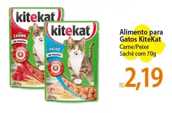 Atacadão Alimento para Gatos Kitekat Carne/Peixe Sachê com 70g oferta