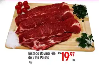 Muffato Bisteca Bovina Filé do Sete Paleta Kg oferta