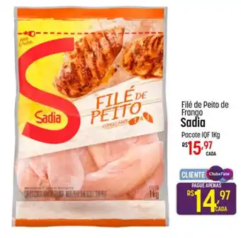 Muffato Filé de Peito de Frango Sadia Pacote IQF 1Kg oferta