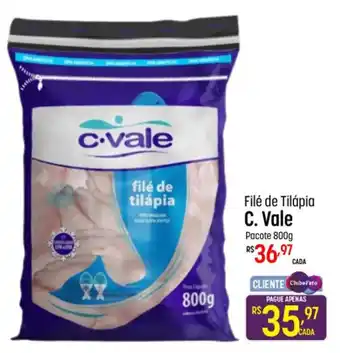Muffato Filé de Tilápia C. Vale Pacote 800g oferta