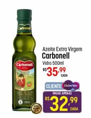 Muffato Azeite Extra Virgem Carbonell Vidro 500ml oferta