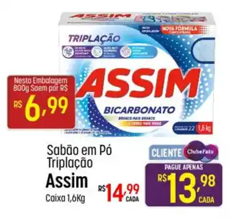 Sabão em Pó Triplação Assim caixa 1.6kg