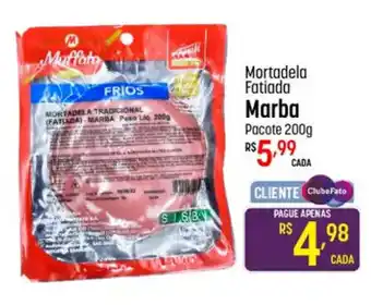 Muffato Mortadela Fatiada Marba Pacote 200g oferta