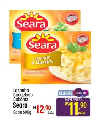 Muffato Lasanha Congelada Sabores Seara Caixa 600g oferta