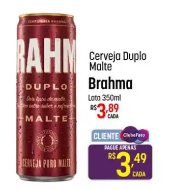 Muffato Cerveja Duplo Malte Brahma Lata 350ml oferta