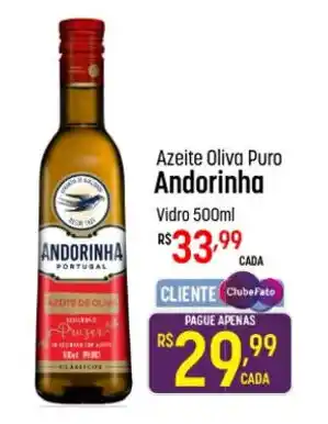 Muffato Azeite Oliva Puro Andorinha Vidro 500ml oferta