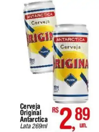 Fort Atacadista Cerveja Original Antarctica Lata 269ml oferta