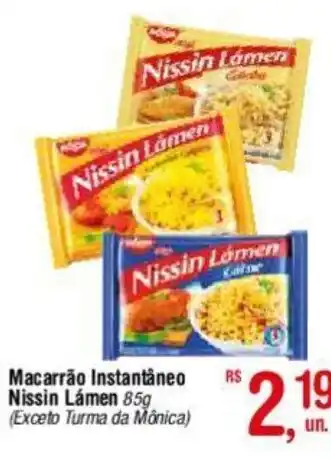Fort Atacadista Macarrão Instantâneo Nissin Lámen 85g oferta