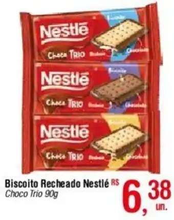 Fort Atacadista Biscoito Recheado Nestlé Choco Trio 90g oferta