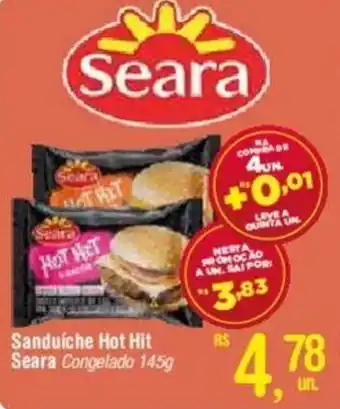 Fort Atacadista Sanduíche Hot Hit Seara Congelado 145g oferta