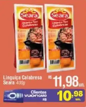 Fort Atacadista Linguiça Calabresa Seara 400g oferta