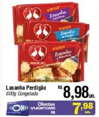 Fort Atacadista Lasanha Perdigão 600g Congelada oferta