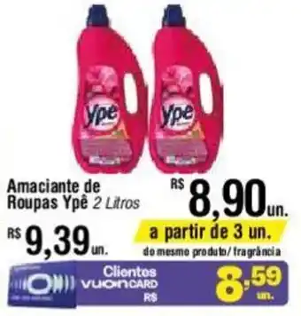 Fort Atacadista Amaciante de Roupas Ypê 2 Litros oferta