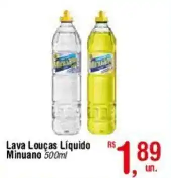 Fort Atacadista Lava Louças Líquido Minuano 500ml oferta