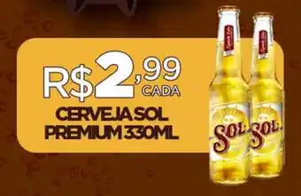 DB Supermercados CERVEJA SOL PREMIUM 330ML oferta