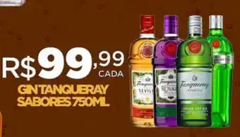 DB Supermercados GIN TANQUERAY SABORES 750ML oferta
