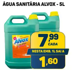 ÁGUA SANITÁRIA ALVOX - 5L