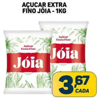 Dom Atacadista AÇUCAR EXTRA FINO JÓIA - 1KG oferta