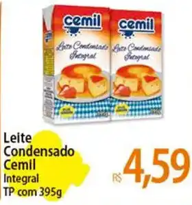 Atacadão Leite Condensado Cemil Integral TP com 395g oferta